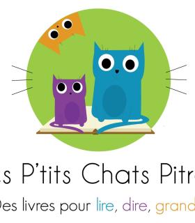 Logo "Les P'tits Chats Pitres : Des livres pour lire, dire, grandir"